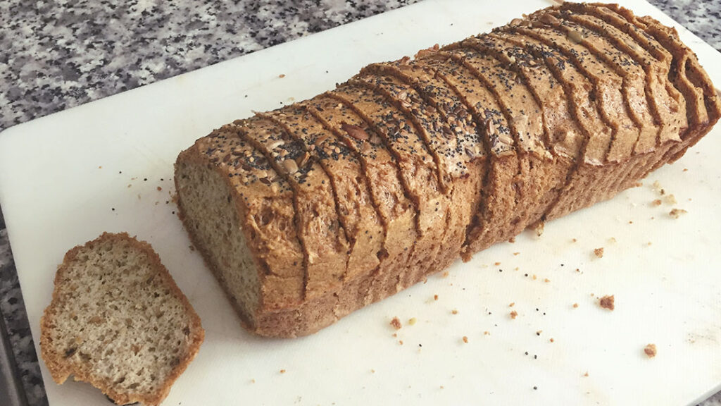 Pan de molde keto