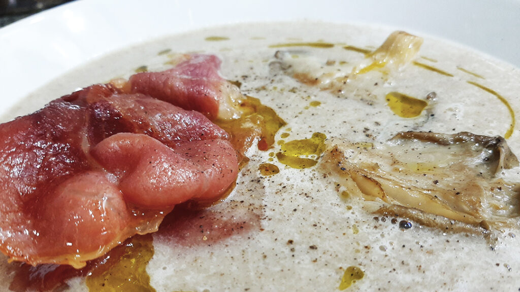 Receta de Crema sabor Carbonara