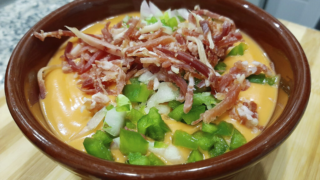 Receta de gazpacho bajo en carbohidratos