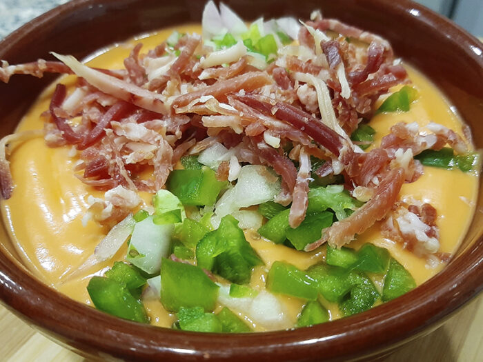Receta de gazpacho bajo en carbohidratos