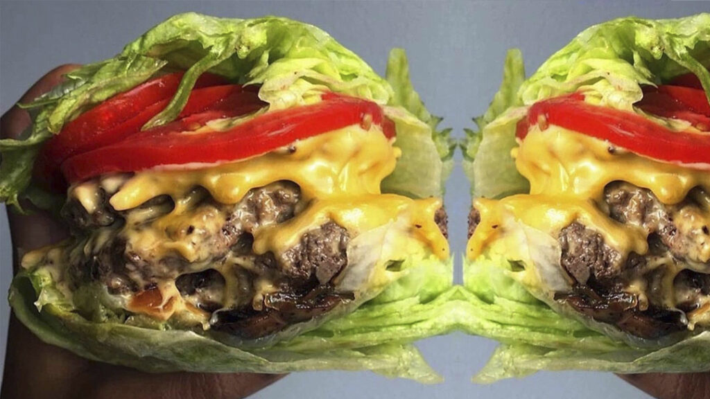 Hamburguesa Keto completa