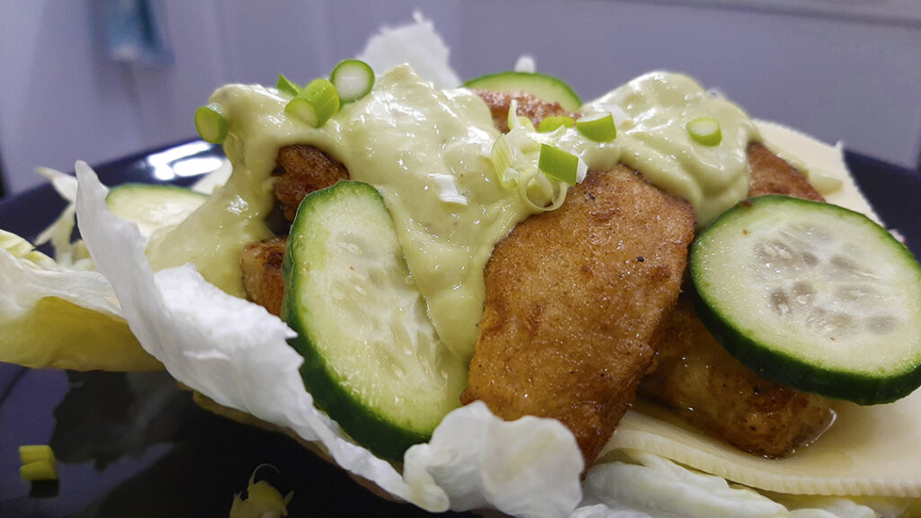 Nuggets keto de pollo al curry
