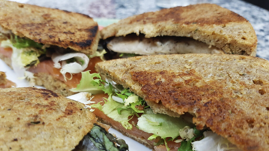 Receta de Sandwiches Keto