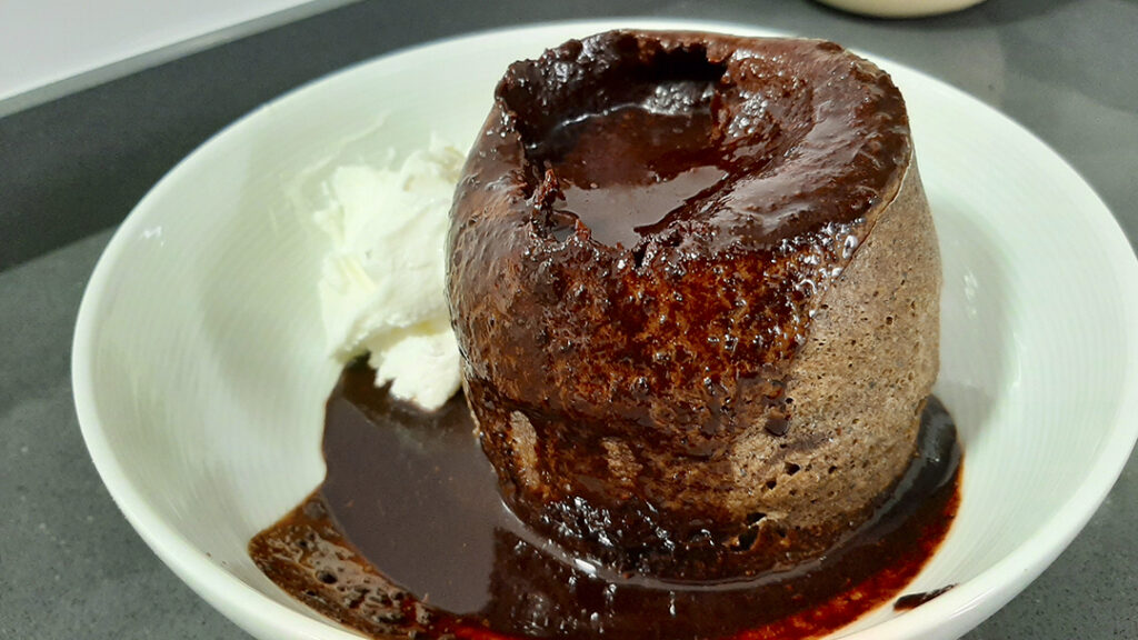Receta de Coulant Keto al Microondas