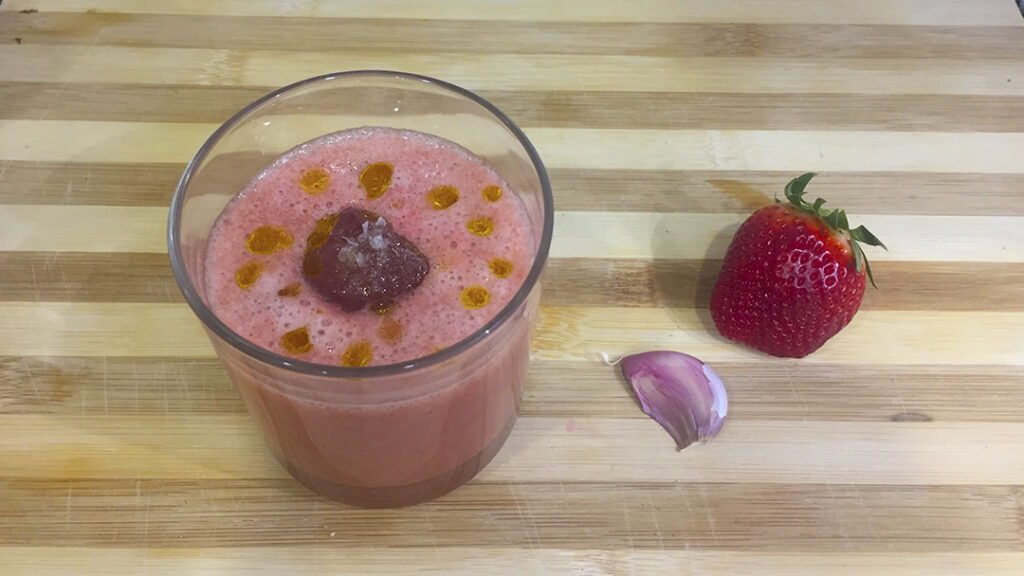 Receta de Gazpacho de Fresa